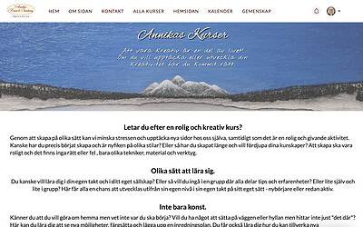 Nu är den nya kurssidan äntligen klar!